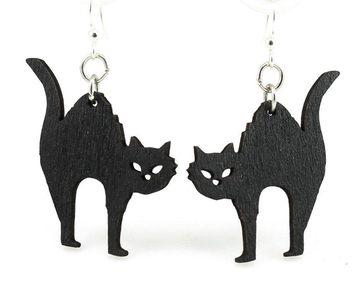Halloween Cat Earrings 
