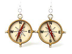 Compass Earrings 