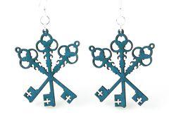 Tri Key Earrings 