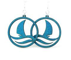 Boat in a Storm Earrings 