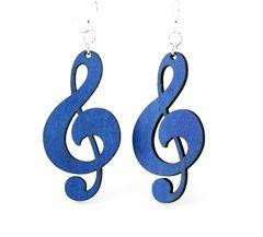 Treble Clef Earrings 
