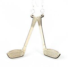 Driver Golf Club Earrings 