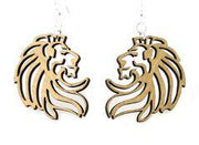 Stone Lion Earrings # 1331