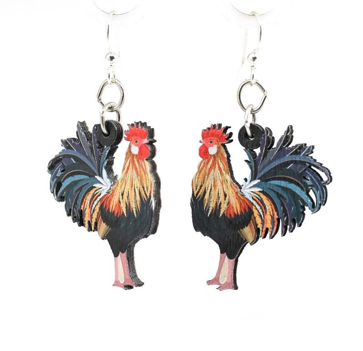 Rooster Earrings 