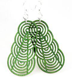 Ascending Interlocking Circle Earrings 