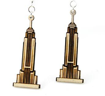 Empire State Building Earrings 