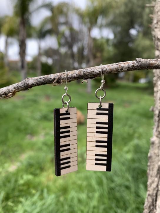 Piano Key Earrings 