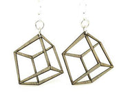 3D Cube Earrings # 1472