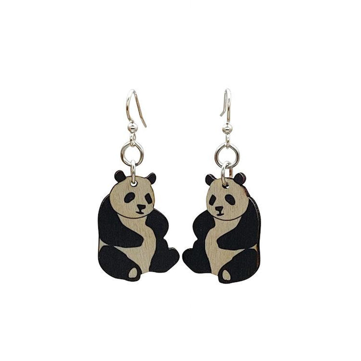 Small Panda Earrings 