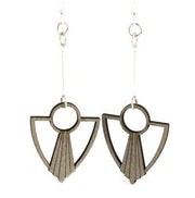 Art Deco Anchor Fan Earrings #1482