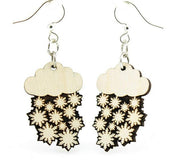 Snow Cloud Blossom Earrings # 150