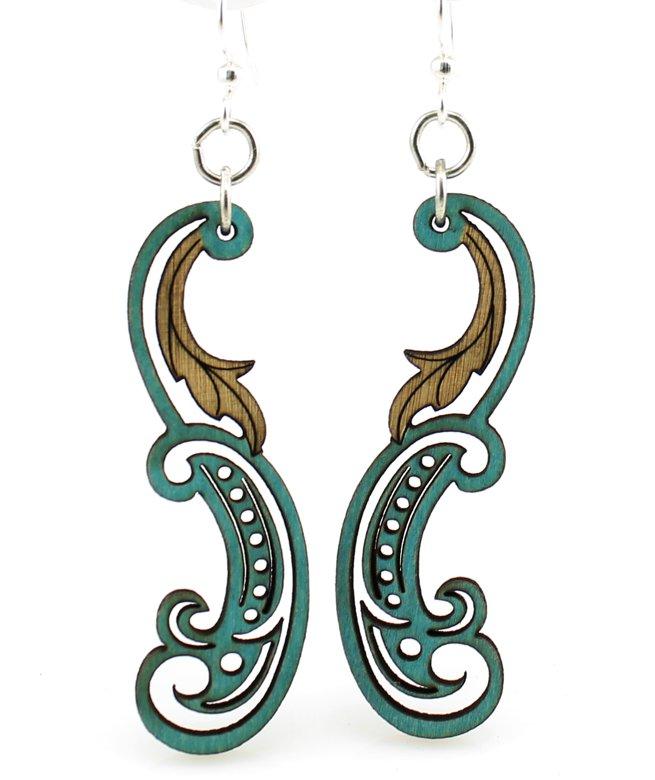 Paisley Leaf Earrings 