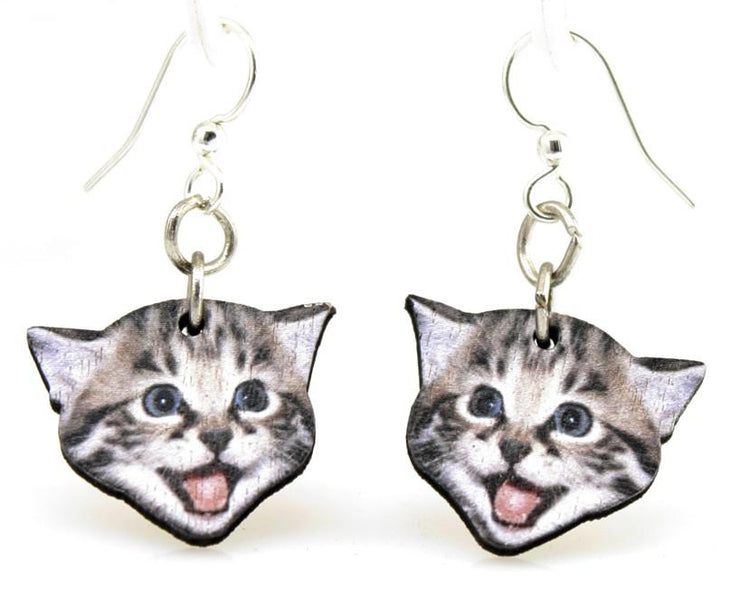Playful Kitten Earrings 