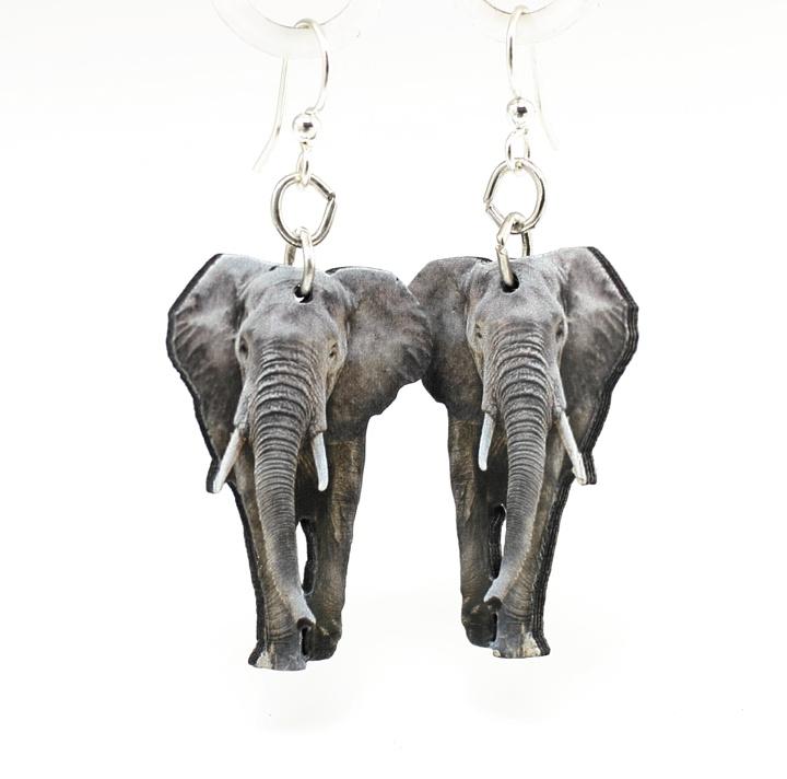 African Elephant Earrings 