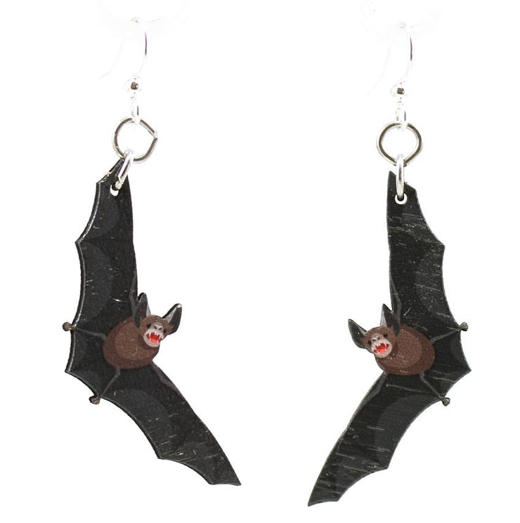 Spooky Bat Earrings 