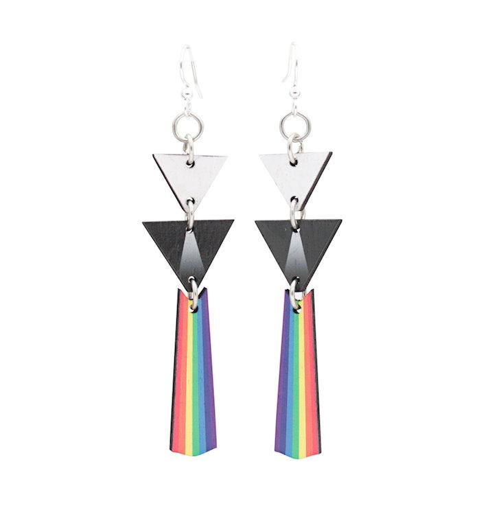 The Dark Side of the Moon Earrings 