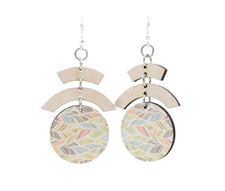 Flowing Feather Earrings 