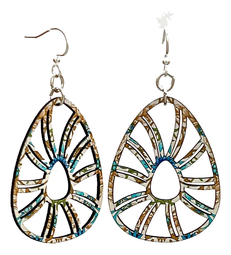 Flowering Shell Earrings 
