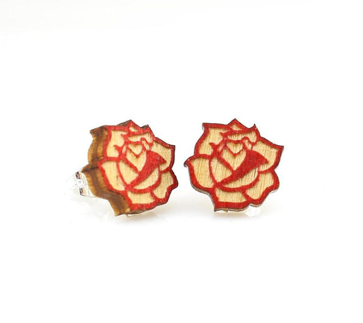 Rose Stud Earrings 