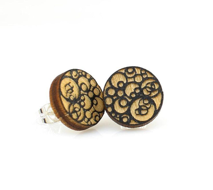 Circles in Circles Stud Earrings 