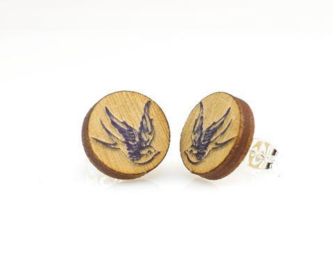 Sparrow Stud Earrings 