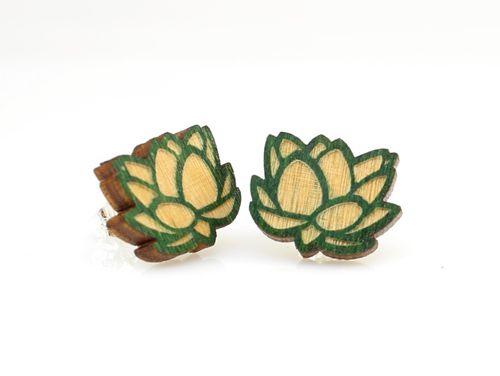 Lotus Stud Earrings 