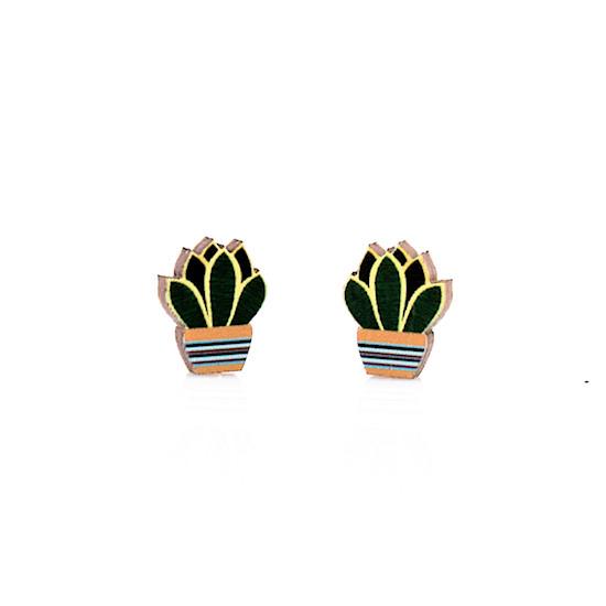 Succulent Stud Earrings 