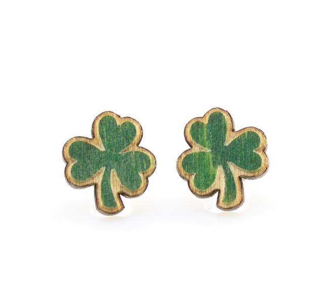 Shamrock Stud Earrings 