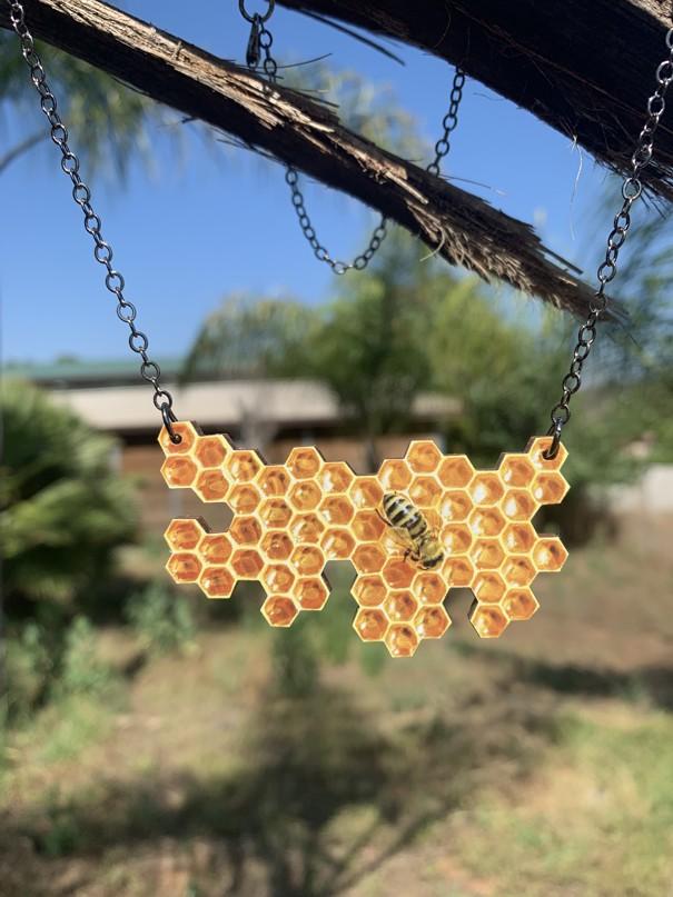 Honeycomb Necklace 