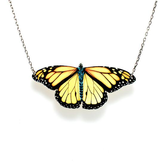 Monarch Butterfly Necklace 