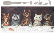 Cats Know How To Party Wooden Whimsical Puzzle #6713