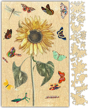 Whimsical Sunflower & Butterfly Puzzle
