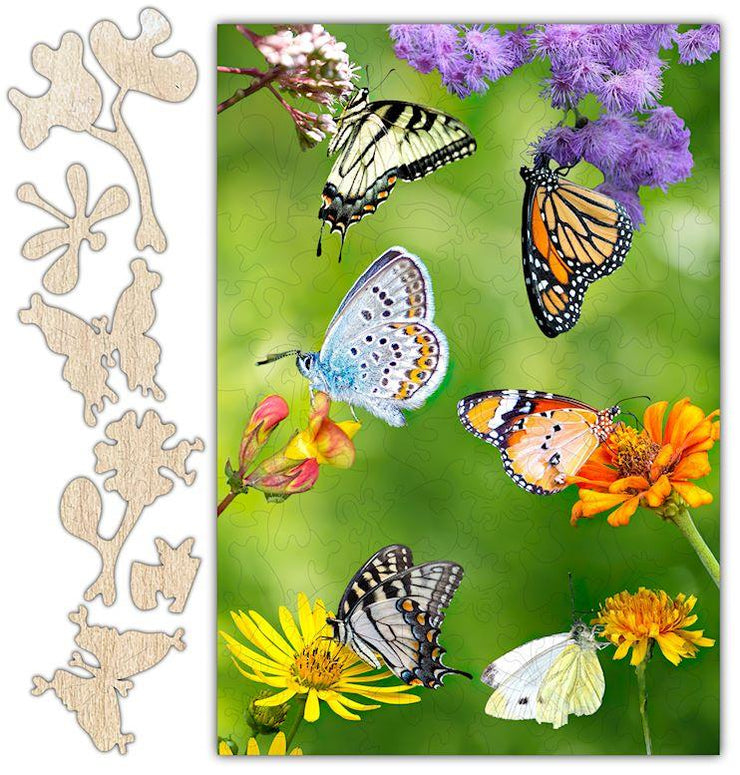 Butterfly Gathering Jigsaw Puzzle 