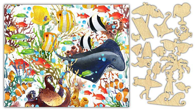 Under The Ocean Surface Jigsaw Puzzle 