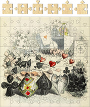 Battle of the Cards Whimsical Puzzle