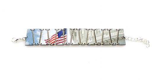 Capitol Building Flag Bracelet 
