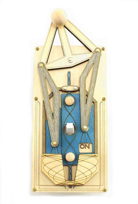 Light Rig Switch Plate 8004B Natural Wood