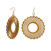 Spiral Bamboo Earrings #960