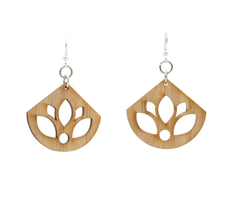 Lotus Bamboo Earrings 