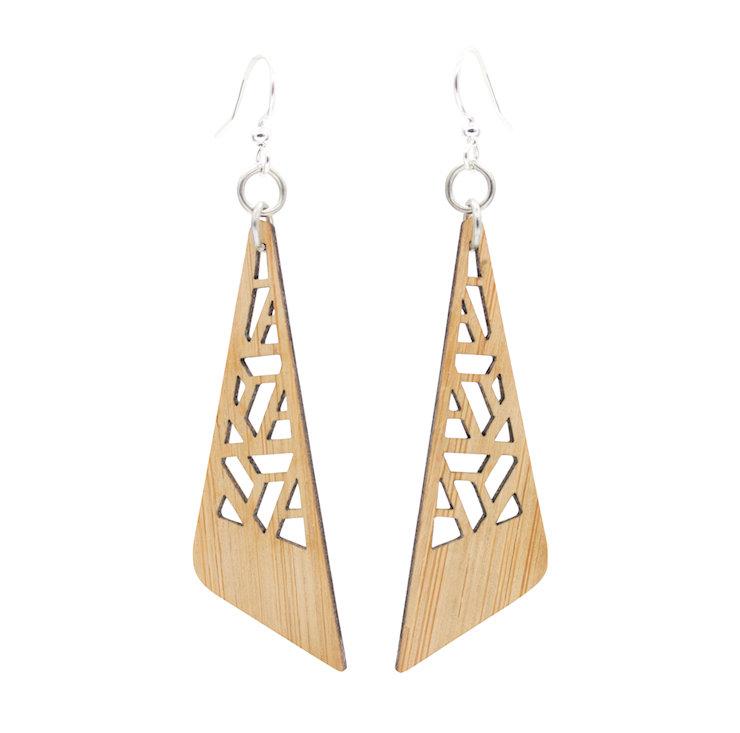 Zetangle Bamboo Earrings 