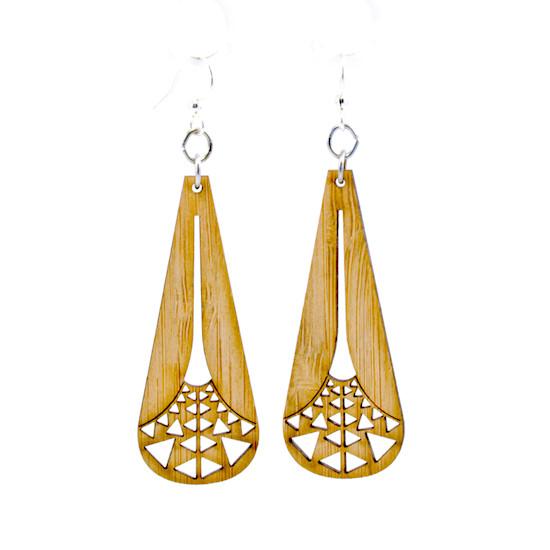 Illuminating Tri Bamboo Earrings 