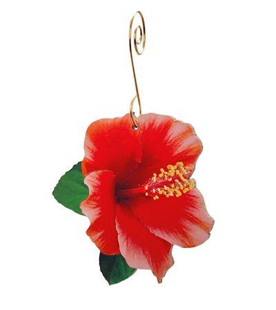 Vibrant Hibiscus Ornament 