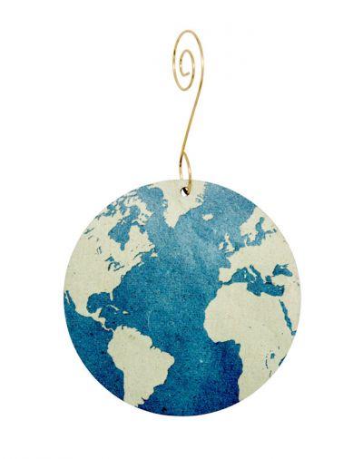 Retro Earth Ornament 