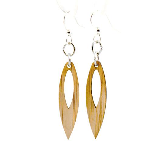 Pointed Drop Bamboo Earrings 