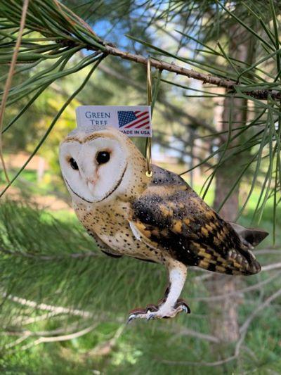Barn Owl Ornament 