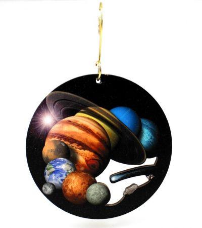 Solar System Round Ornament 