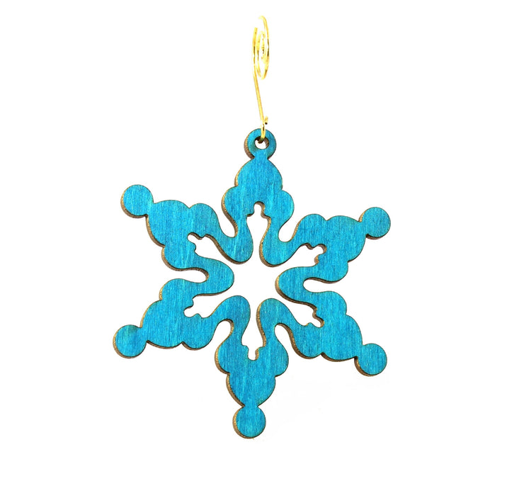 Cloudy Snowflake Ornament 