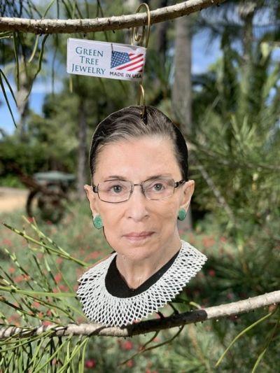 Ruth Bader Ginsburg Ornament 