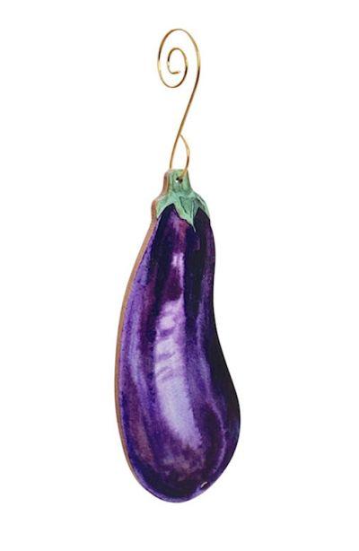 Eggplant Ornament 