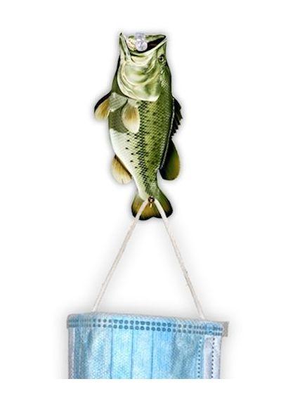 Bass Fish Ornamental Mask Holder 